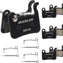 BUCKLOS Bike Disc Brake Pads - Bicycle Disk Brake Pads for Zoom/Shimano Deore XT XTR LX SLX Hone Alfine Saint for Ebike/Mountain Bike/Electric Bike/Road/Scooter