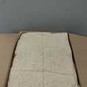 Weighted Blanket Queen Size 15lbs, Classy Soft Jacquard Sherpa Weighted Blankets for Sleep Natural and Calming, Fluffy Cozy Sofa Bed Blanket for Winter, Beige, 60 x 80 inches