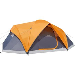 Amazon Basics Camping Tent, 3-Season Dome Design with Rainfly (8 Person)