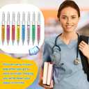 Estune 100 Pcs Syringe Retractable Nurse Pens Novelty Fun Multi Colors Medical Blood Ballpoint Pens Gifts for Nursing Student School Supplies Birthdays Doctor Pretend Party Favors(Classic Style)