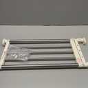 BAOYOUNI Expandable Closet Tension Shelf Adjustable Clothes Storage Rack Hanger Rod Organizer Ivory, 39.76-60.04 Inch