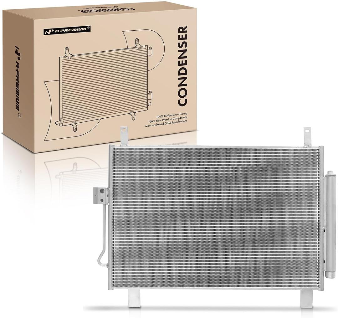 A-Premium Air Conditioning A/C Condenser Compatible with Ford Fusion 2013-2020 L4 2.5L & Lincoln MKZ 2013-2016 V6 3.7L
