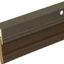 Randall Manufacturing V-63-BR All-Season Door Sweep, Heavy Duty Aluminum, Ideal for Residential & Commercial Use, Easy Installation with Heavy Rubber Seal, Ensure Comfort and Security (3 FT, Brown)