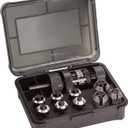 Frankford Arsenal Universal Precision Case Trimmer with HSS Construction, Drill Press or Hand Drill Functionality and Storage Case for Reloading