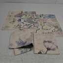 AVOIN colorlife Every Day is A Gift Hydrangea Throw Pillow Covers, 18 x 18 Inch Spring Summer Floral Butterfly Dragonfly Decoration Cushion Case for Home Sofa Couch Set of 4