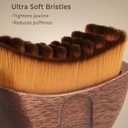 Lymphatic Contour Face Brush - Wooden Handle Lymphatic Drainage Face Sculpting Brushes - Facial Dry Gua Sha Brush Massager Tool- Contour Lift Glow Lymph Drainage Brushes for Face Neck Double Chin