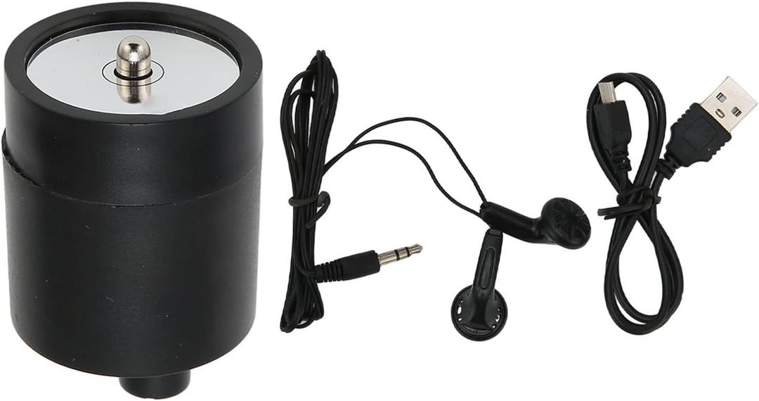 Sound Amplifier, Water Leakage Detection, Enhanced Microphone Audio Ear Listening Device Amplifier Voice Listen Detector Through Wall Door Voice Tool for Pipe Water Oil Leakage