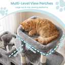 Cat Tree, 59'' Heavy Duty Cat Tower, 3 Spacious Cat Cave VCT051W