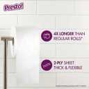 Amazon Brand - Presto! FSC Certified 319 Sheet Roll Toilet Paper, Ultra 3-Ply, Unscented, 6 Rolls (Pack of 4), 24 Mega Rolls = 96 Regular Rolls, 7656 Count