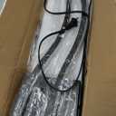 Modern Plug in Wall Sconce 39" Black LED Wall Light, 3000K