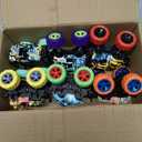 SUNPROUND 6Pcs Mini Monster Trucks Bulk Pack  Friction Push & Go Toy Cars for Kids Boys & Girls, Car Party Favors, Birthday Gifts, Classroom Prizes, Goodies Bag Stuffers