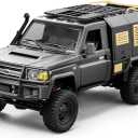 1/12 RC Rock Crawler, MN-82S Toyota LC79 RC Pickup Truck, 2.4GHz RC Rock Crawler 4x4 Remote Control Off Road Car RTF with Upgraded Chassis Hobby Grade Toy Gifts for Adults, 14 inches