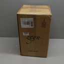 zeyu Modern Outdoor Hanging Porch Light, 14.6 Inch Outdoor Pendant Lights for Porch, Die-Cast Aluminum with Clear Water Ripple Glass, Black Finish, ZX48MH-WG BK (Large)