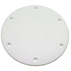 T-H Marine DSSDP-1-2-DP Designer Series Screw Down Deck Plates, 6" - White