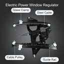 740-178 Window Regulator Without Motor Front Left Driver Side Replacement for 2003-2006 Ford Expedition2003-2006 Lincoln Navigator