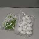 Conelist 36 Pcs Floating Candles and Floating Flowers for Centerpieces Wedding Baby's Breath Vase Filler Artificial Flowers Decoration for Party Home Wedding Table Centerpieces Party Decoration