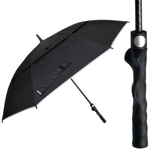 GRIP KING Golf Umbrella 54/62/68 inch + Golf Grip Trainer Double Canopy Vented Windproof Waterproof Automatic Open