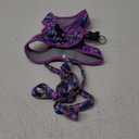 Moonpet Step in Dog Harness Leash Set- All Weather Reflective No-Pull Floral Pattern Padded Mesh Vest Harness for Cats Puppy Extra-Small Small Medium Large Dogs - Dark Flower - XL (XL:neck 17.3-22.8,chest 25.2-31.5)