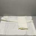 Chyhomenyc Short Curtains 30 Inch Length, Yellowish Faux Linen Textured Small Kitchen Curtain, Light Filtering Half Window Curtains for Bathroom Basement, Each 30x30 Inch, 2PCS, Creamprev. Ivory Cream