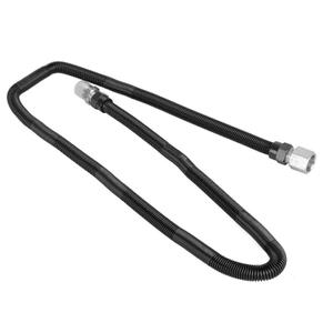 Stanbroil 1/2" x 48" Non-Whistle Flexible Flex Gas Line Connector Kit for LP or NG Propane Fire Pit Hose and Fireplace