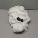 R.Vivimos Women Summer Half Sleeve Cotton Ruffled Vintage Elegant Backless A Line Flowy Long Dresses (Medium, White-1)