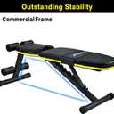 Teclor Adjustable Weight Bench, Foldable Workout Benches for Home Gym, 10 Backrest Position Exercise Bench for Strength Training, Upgraded Thickened Steel Support Max Capacity 700LBs