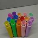 Glow Sticks Party Favors for Kids, 15 PCS-LED Pop Tubes Neon Necklaces Bracelets, Glow in the Dark Party Pack, Light up Camping Toys for Toddlers, Imaginative Play, Hours of Fun for Kids