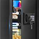 3.3 Cuft Large Fireproof Safe for Home, Home Safety Box Fireproof Waterproof with Electronic Keypad and Spare Keys, Anti-theft Digital Security Safe for Money Firearm Medicine Valuables
