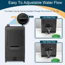 hygger 180GPH Low Water Turtle Tank Filter, Adjustable Flow Multi-Stage Filtration Pump for 20-40 Gal Tanks, Frogs, Newts & Turtles
