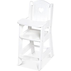 Melissa & Doug Play High Chair Pretend Play High Chair Baby Doll Accessories, 20 inches