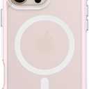 ORNARTO Air Case for iPhone 16 Pro Max Clear, Compatible with MagSafe, Military-Grade Drop Protection Cover with Built-in Air-Pink