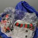 6FT Christmas Inflatables Outdoor Decs, Inflatable Polar Bear and Penguins in The Cup, Built-in Colorful LED Light, Blow Up Yard Decor for Lawn Garden Indoor Xmas Party, for Him, Her