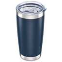 Orebigo 20 oz Tumbler with Lid Stainless Steel Double Wall Vacuum Insulated Tumblers Powder Coated Cups Travel Mug Keep Drinks Cold and Hot, Navy 2