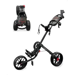 Caddytek CaddyLite 15.3 V2 Golf Push Cart - Lightweight Foldable Aluminum Cart with EVA Wheels, Foot Brake, Adjustable Handle, Umbrella Holder, Drink Holder, Scorecard Holder, One Size