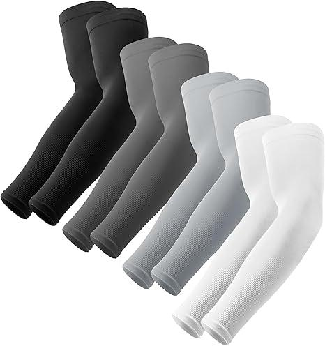 OutdoorEssentials UV Sun Protection Arm Sleeves - Compression Arm Sleeve, UV Arm Sleeves Men, Women - Golf Cooling Sleeves