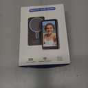 Vlog Selfie Monitor Screen iPhone, 4K 60fps Recording, Wireless Screen Mirroring with Remote Control, Magnetic Fixation, 180 Rotation, 3 Levels of Brightness, Compatible with iPhone & Android (Black)