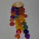 Wind Chimes for Outside - Handcrafted Rainbow Capiz Shells Windchime Coastal Style Decor for Indoor/Outdoors, Garden Decor, Great Gift for Women, Wind Chimes Lovers and More
