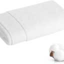 Hand Towel - 100% Cotton White Towel for Bathroom and Gym,Dorm Room Essentials,Soft Hand Towel Set of 1