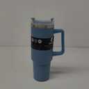 FF VESSEL SS TUMBLER W/HANDLE 40 OZ BLUE