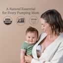 Lansinoh Organic Pumping Spray  Lanolin-Free Flange Lubricant, Breast Pump Spray | Hypoallergenic, Vegan, Plant-Based Breastfeeding Essentials for Sore Nipples & Moisturized Skin, 2 Fl oz