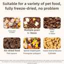 Two-in-One Upgraded Gravity Pets Feeder and Water Dispenser Combo Set, Pet Cat Dog Automatic Feeder and Water Dispenser for Small and Medium Pets Cats Dogs, Large Capacity & Washable (Gray)