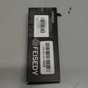 FEISEDY Vintage Square 70s Flat Aviator Sunglasses Women Men Classic Retro Stylish Frame UV400 Sunglasses B2622 (017 Leopard Frame & Blue Lens)