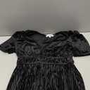 Sissyaki Women's Retro V-Neck Velvet Maxi Dress Wedding Guest Formal Party Long Dresses Small