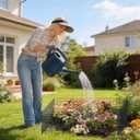 30Pcs 12"x 16" Large Wire Plant Protectors from Animals, 10 Packs Metal Plant Cages Mesh Chicken Wire Cloche with Nylon Ties and Ground Stakes, Garden Cloches for Plants, Poultry, VegetablesBlack