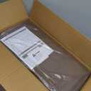 MAQQL Upholstered Headboard - Bed Backboard, Dark Brown Faux Leather Panels, 24 x 12 Inches Each, 12-Piece Set, Modern Headboard Queen Design, Easy to Assemble, Perfect for Queen Beds