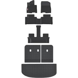Tesson Custom Fit Floor Mats for 2027 Kia Telluride Hybrid 7/8 Seater
