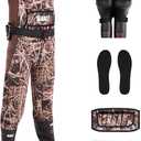GearOZ Waterfowl Hunting Waders for Women, Waterproof Duck Hunting Waders Female Insulated Neoprene Chest Wader Camo Bootfoot Wader, Boot Hanger for Fishing Breathable Hunter Waders Weighters, Size 11