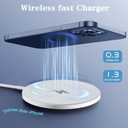 Magnetic Wireless Charger 2Pack Apple 10FT Magsafe Charger,Fast Mag-Safe Charging Wireless iPhone Charger Pad with Charging Plug for iPhone 16Pro Max/16Pro/16Plus/15Pro Max/15/14/13/12/AirPods3/Pro 2