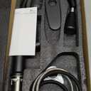 Kitchen Faucet with Pull Down Sprayer Matte Black, High Arc Single Handle Kitchen Sink Faucet with Deck Plate, Stainless Steel Faucet for Kitchen Sink for Farmhouse Laundry Rv