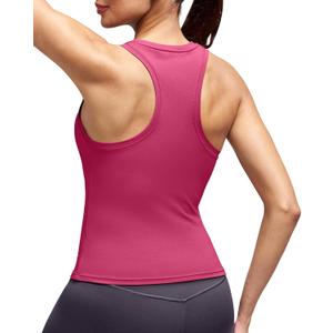 Alaroo Workout Tops for Women Sleeveless Racerback Tank Tops (Pink)